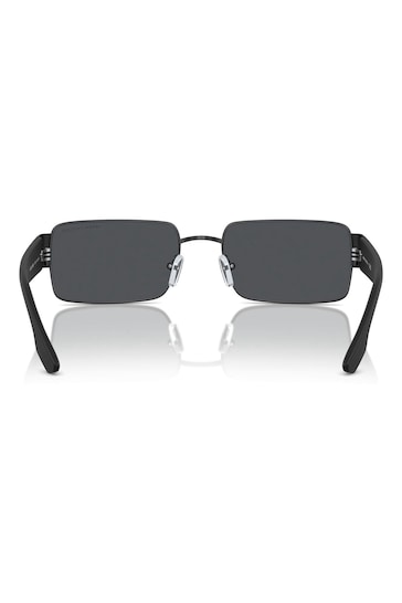 Armani Exchange Ax2052S Rectangle Black Sunglasses