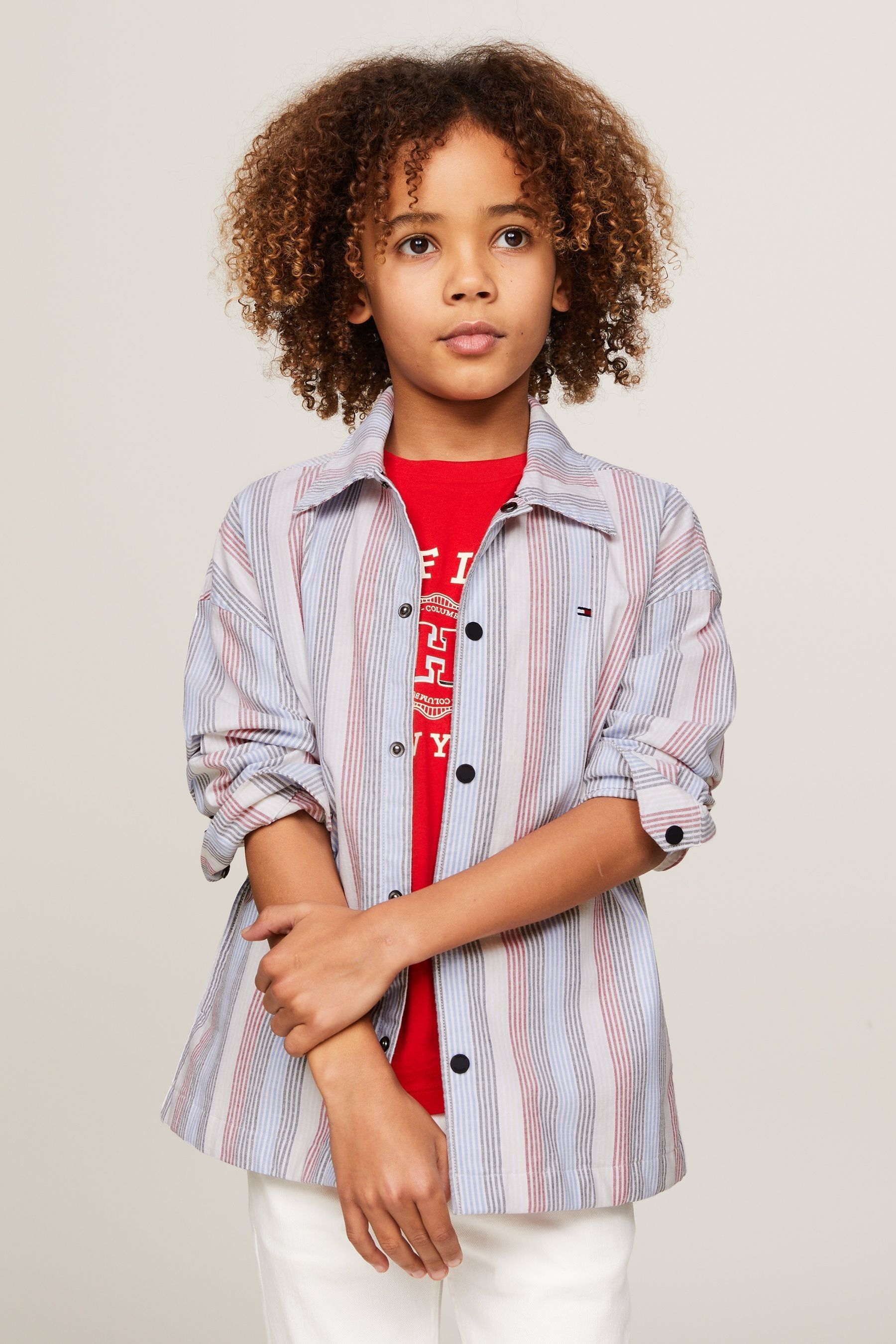 Tommy Hilfiger Ithaca Stripe White Shirt