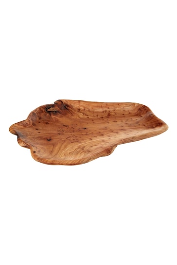 Maison by Premier Brown Kora Serving Dish With Dotted Detail