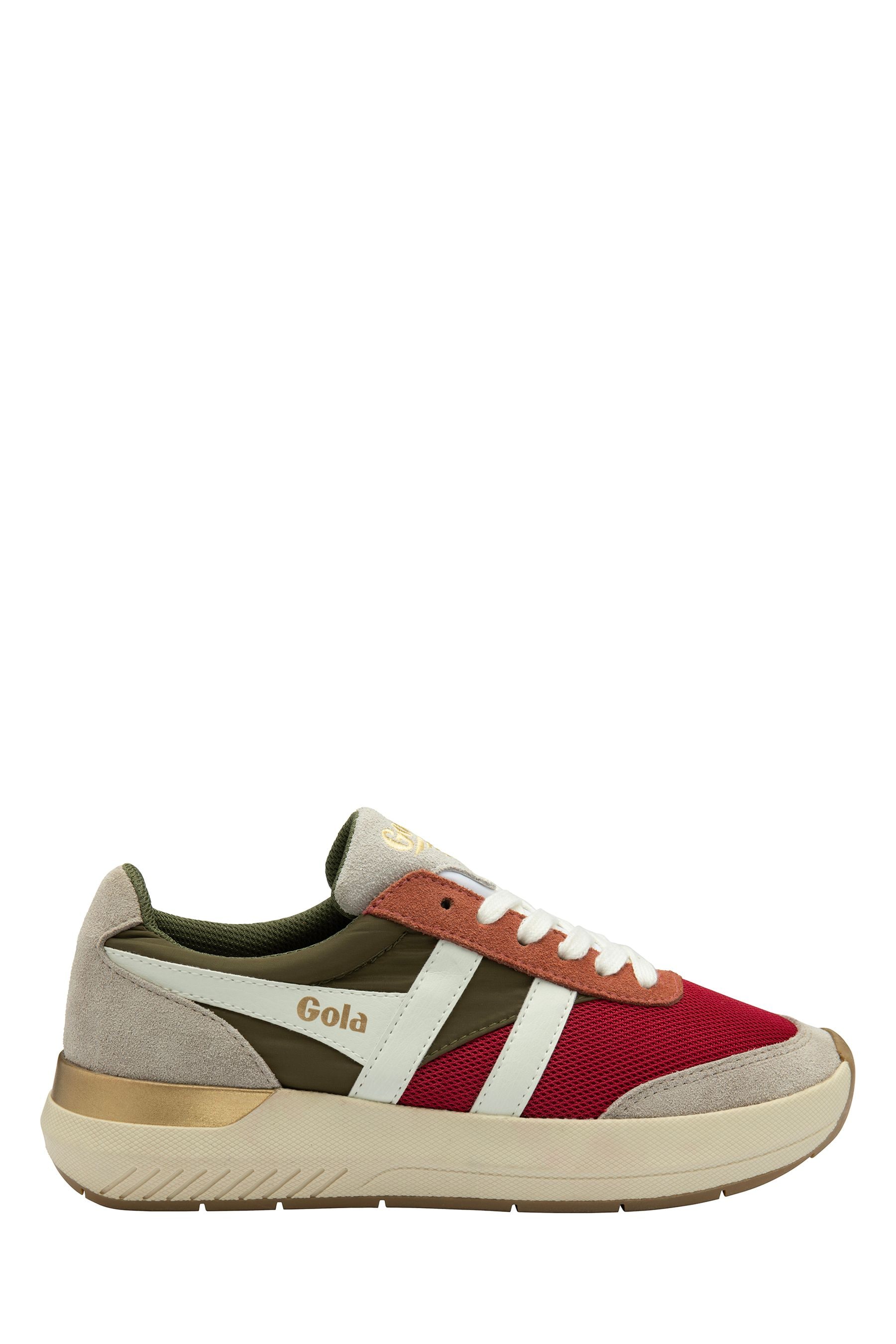 Red ladies trainers best sale uk