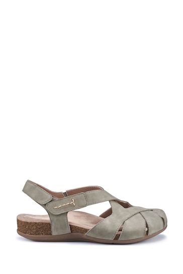 Hotter Green Catskill II Touch-Fastening Sandals