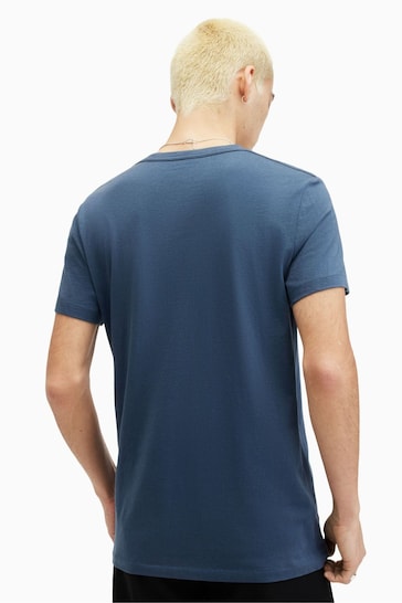 AllSaints Blue Tonic Short Sleeve Crew T-Shirt