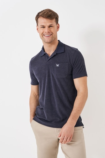 Crew Clothing Towelling Polo Shirt