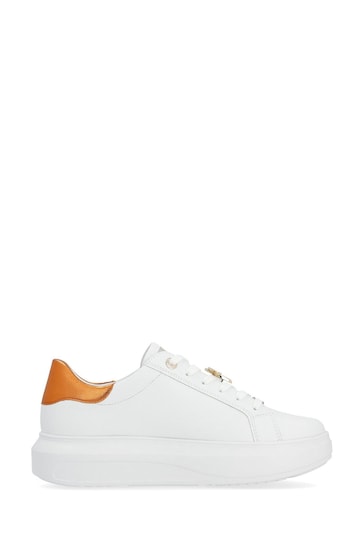 Rieker Womens Evolution Lace-Up White Shoes