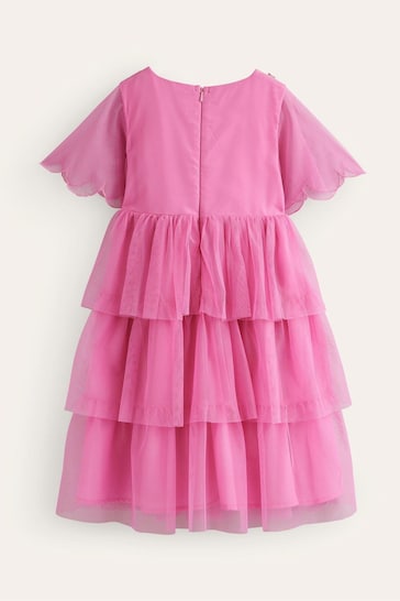 Boden Pink Butterfly Bodice Tulle Dress