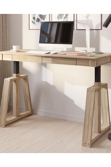 Koble Natural Nora Height Adjustable Smart Desk