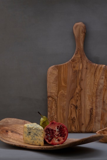 Interiors by Premier Brown Kora Olive Wood Fruit Tray