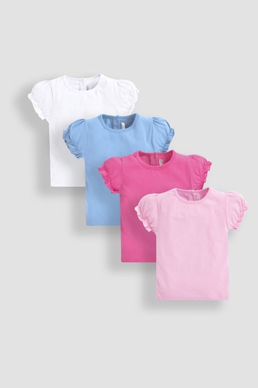 JoJo Maman Bébé Pink 4-Pack Pretty T-Shirts
