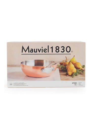 Mauviel 1830 Copper Tri-Ply Uncoated Chefs Pan 18CM