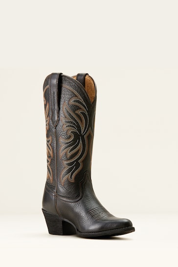 Ariat Heritage J Toe Stretchfit Western Black Boots