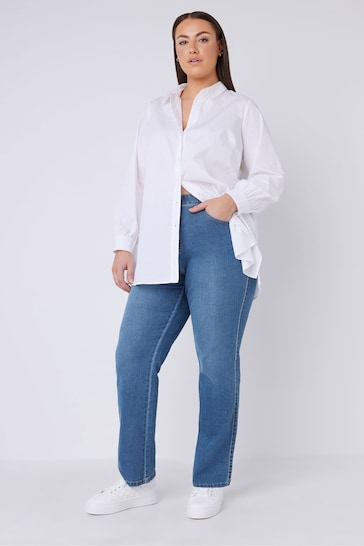 Curve Fit Straight Jeans