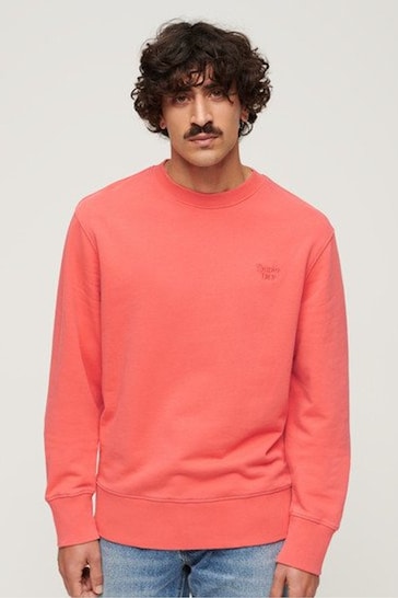 Superdry Pink Vintage Washed Sweatshirt