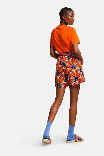 Regatta Orange Womens Orla Kiely Summer Shorts