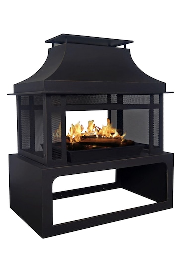 Callow Grey Large Premium Fireplace For Log Burning