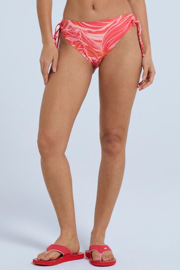 Animal Pink Iona Tie Side Printed Bikini Bottoms