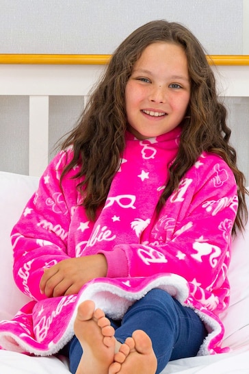 Character World Barbie Stars Wearable Hooded Fleece