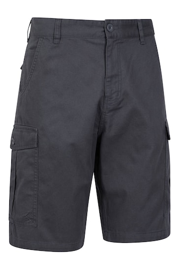 Mountain Warehouse Black/Grey Mens Lakeside Cargo Shorts