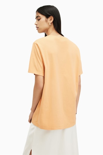 AllSaints Orange BF  Pippa T-Shirt