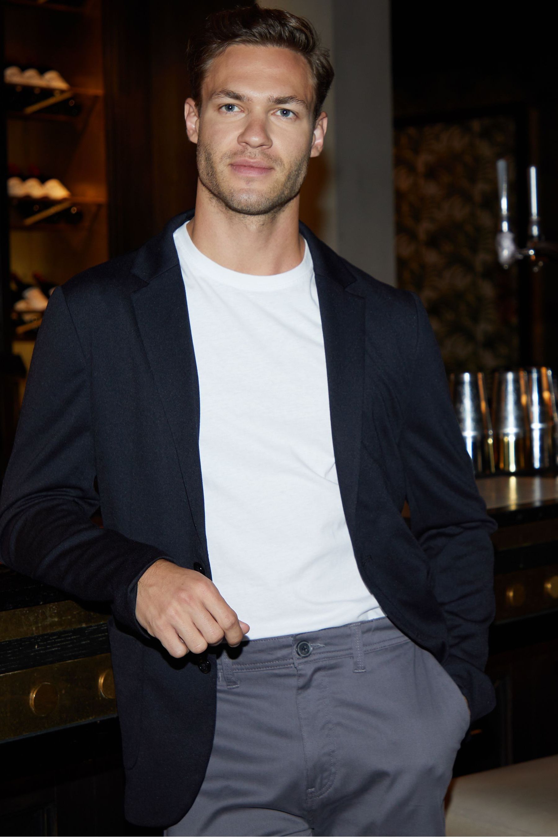 Black coat blazer sale