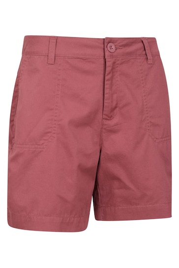 Mountain Warehouse Pink Bayside 100% Organic Cotton Womens Shorts