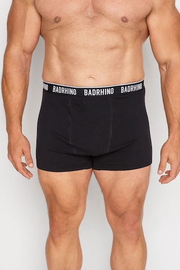 BadRhino Big & Tall Black Trunks 5-Pack