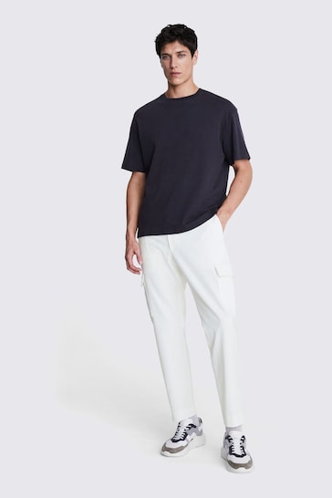 MOSS Off Cargo White Trousers