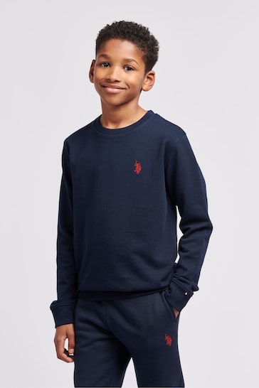 U.S. Polo Assn. Boys Double Horsemen Sweatshirt