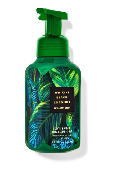 Bath & Body Works Waikiki Beach Coconut Gentle and Clean Foaming Hand Soap 8.75 fl oz / 259 mL