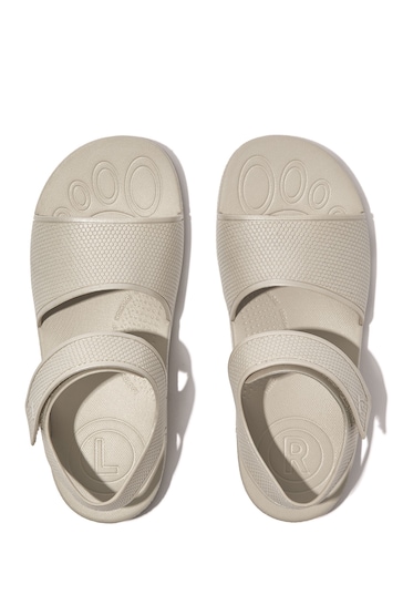 FitFlop Junior Kids Silver Iqushion Shimmer Ergonomic Sandals