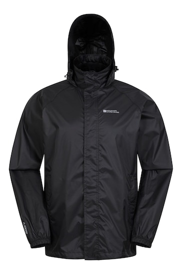 Mountain Warehouse Black Mens Pakka Waterproof Jacket