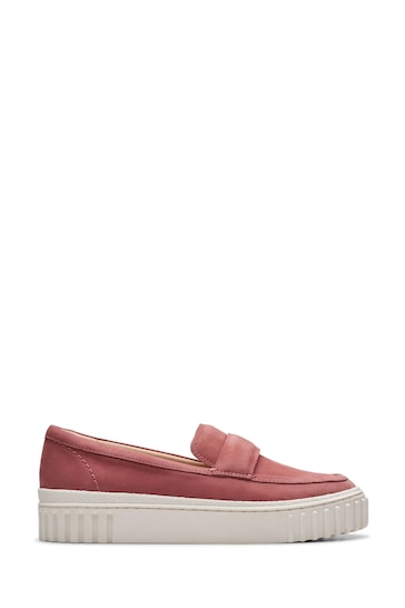 Clarks Pink Nbk Mayhill Cove Shoes