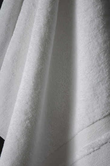 Content by Terence Conran White Zero Twist Cotton Modal Towel
