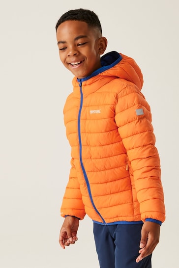 Regatta Orange Junior Hooded Marizion Jacket