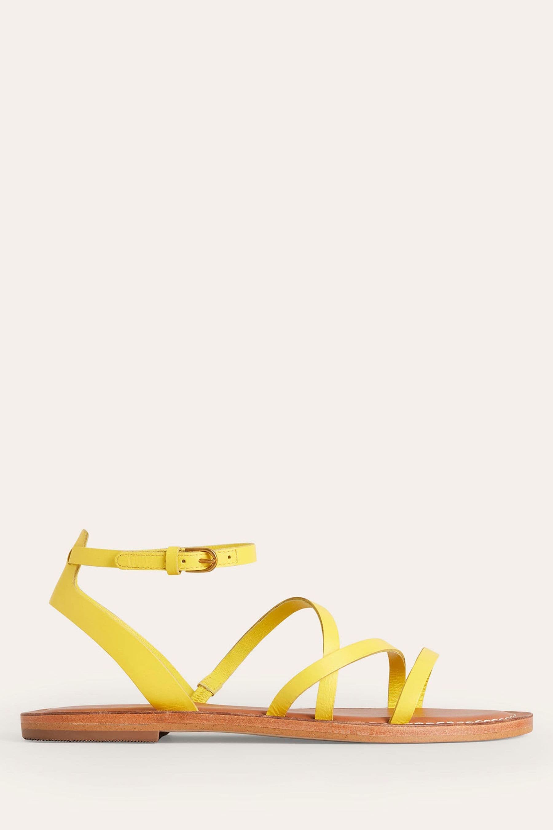 Buy Boden Yellow Everyday Flat Sandals from the Next UK online shop