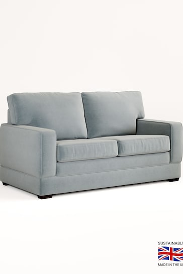 Jay-Be Brushed Twill Sky Blue Urban 2 Seater Sofa Bed