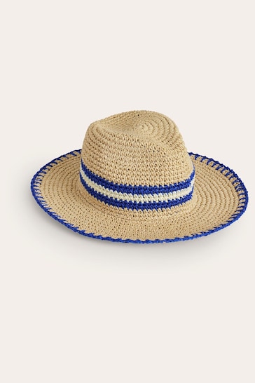 Boden Natural Summer Fedora Hat