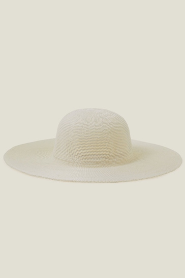 Accessorize Natural Packable Floppy Hat