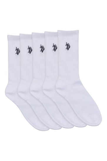 U.S. Polo Assn. Mens Classic Sports Socks 5 Pack