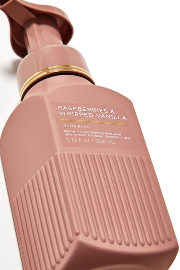 Bath & Body Works Raspberries Whipped Vanilla Gentle & Clean Foaming Hand Soap 8.75 fl oz / 259 mL