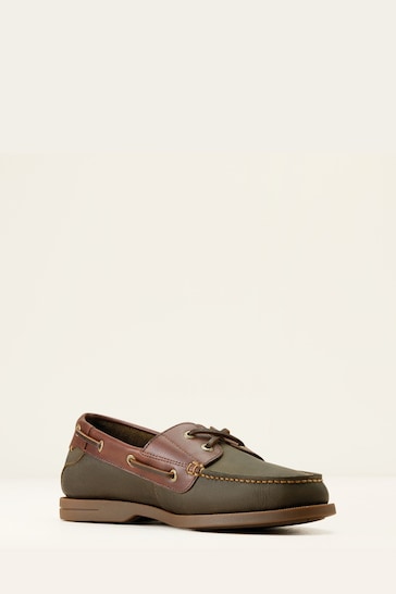 Ariat Green Antigua Boat Shoes