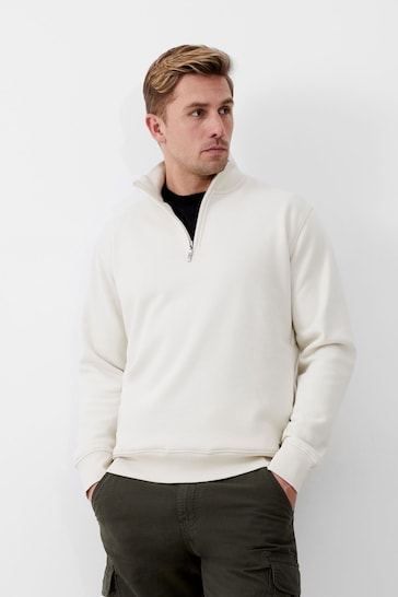 French Connection Natural Funnel Neck Sweatshirt