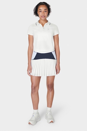 Sweaty Betty White Power Match Point Tennis T-Shirt