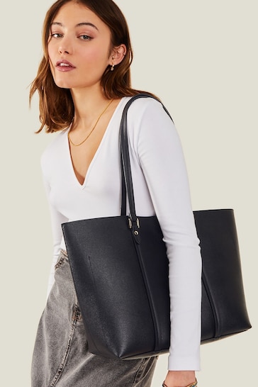 Buy Accessorize Black Classic Tote Bag from the Next UK online shop