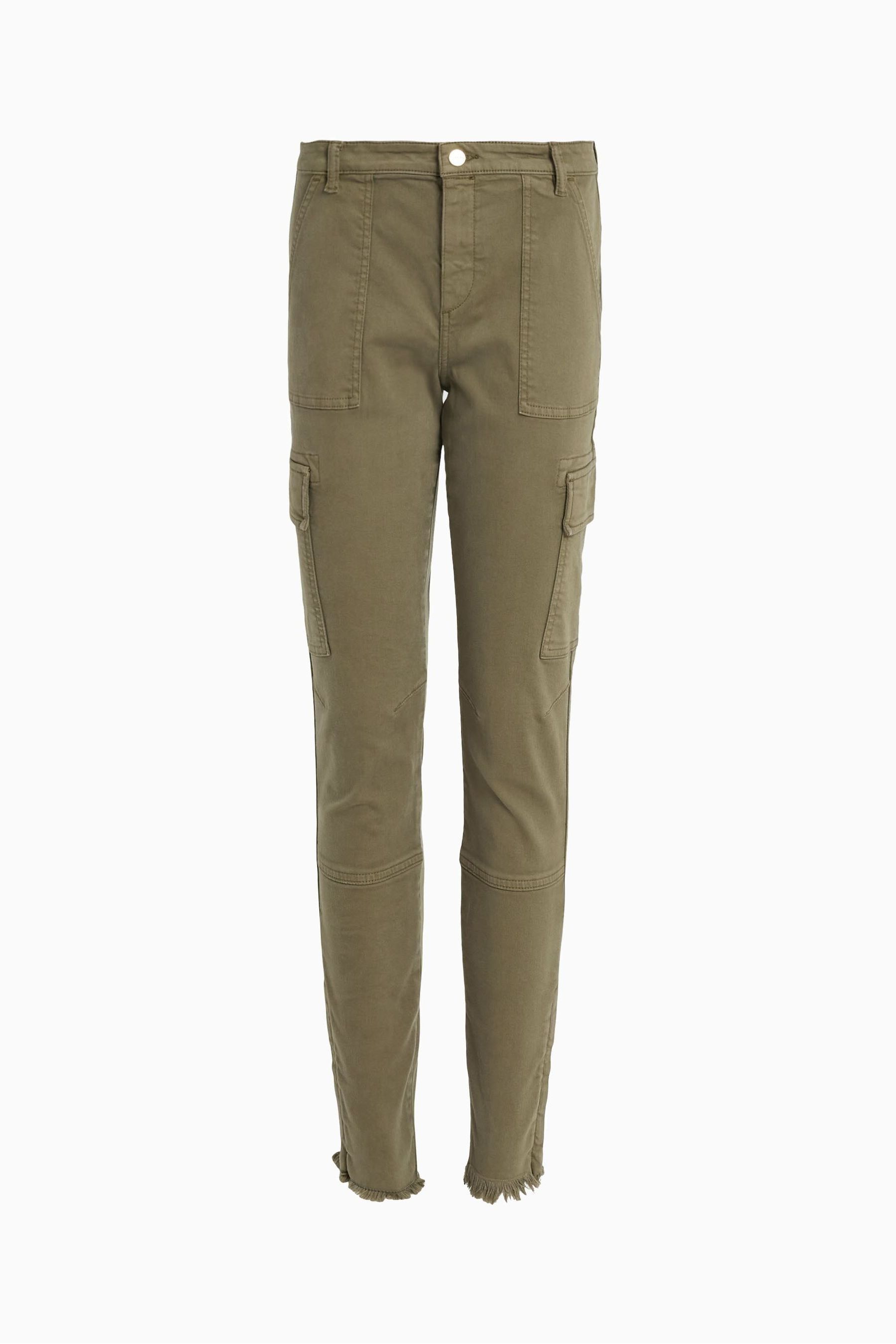 Buy AllSaints Green Duran Skinny Cargo Trousers from the Next UK