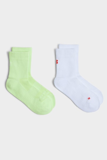 Sweaty Betty Matcha Green Crew Running Socks 2 Pack