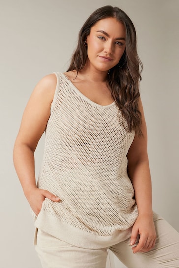 EVANS Curve Tape Yarn Vest