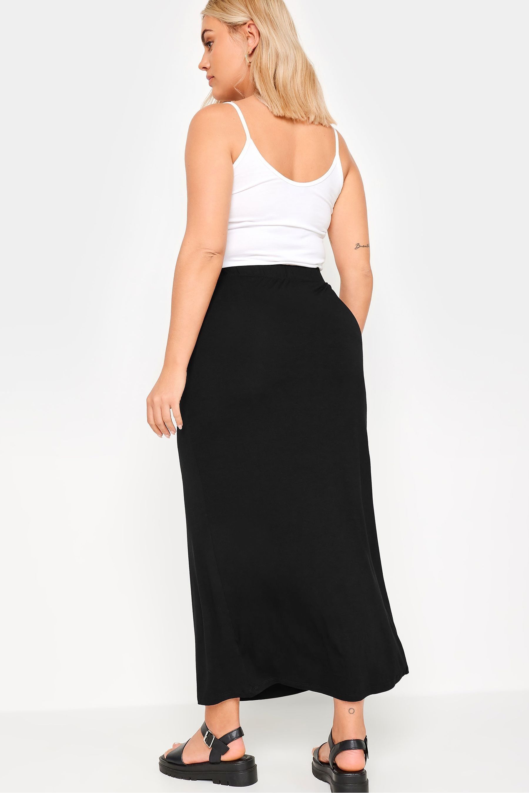Black maxi shop skirt next