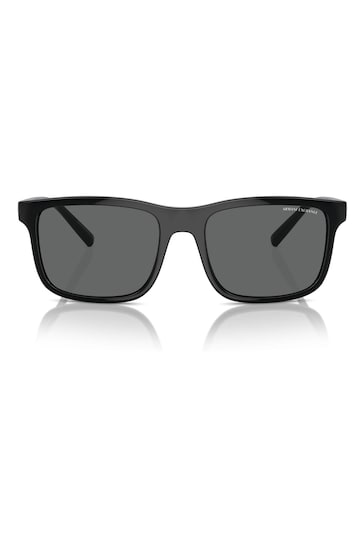 Armani Exchange Ax4145S Rectangle Black Sunglasses