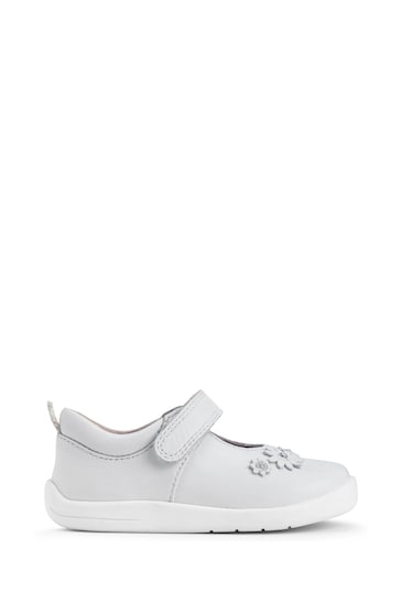Start-Rite Fairy Tale White Leather Soft Leather Mary Jane Toddler Shoes