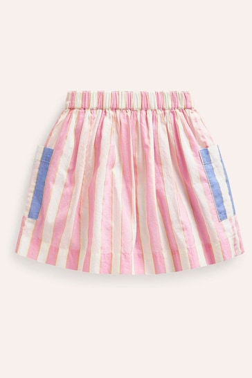 Boden Pink Pull-On Twirly Skirt